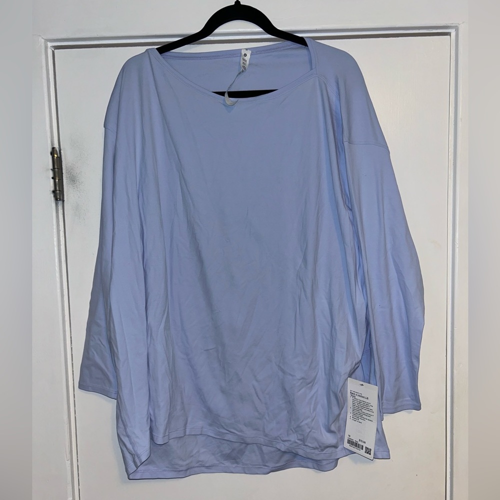 NWT Lululemon Back in Action Long Sleeve Shirt Nulu
